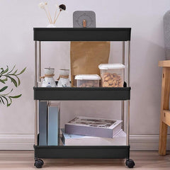 3-Layer Thickened Storage Rack with Hooks