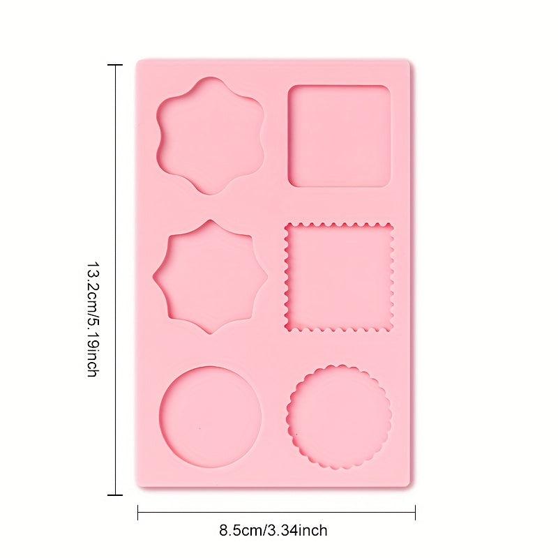 Wax Sealing Stamp Fire Lacquer Fixer 25mm Stamp Head Silicone Mold Shape Holder