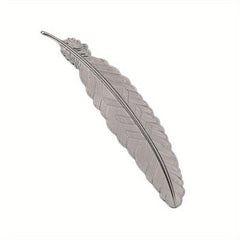 Vintage Feather Bookmark Brass Book Mark Stationery School Office Supplies