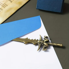 Metal Letter Opener Heavy Duty Envelope Cutter School Office Home
