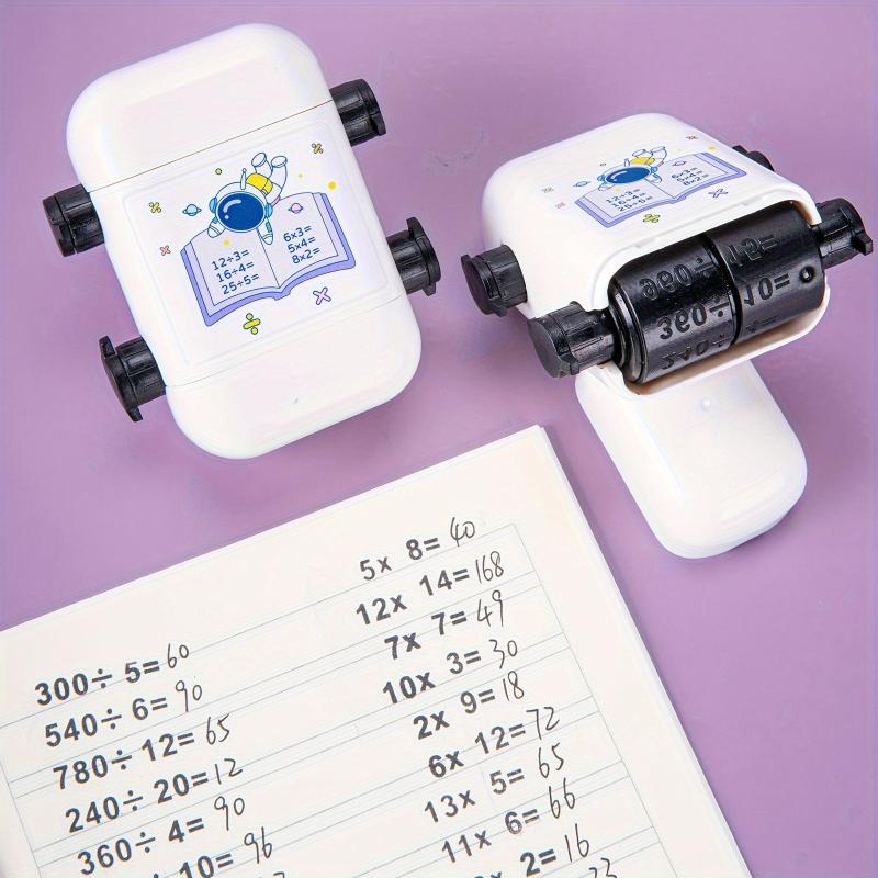Roller Double Sided Addition & Subtraction Math Teaching Stamp