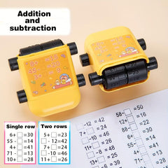 Roller Double Sided Addition & Subtraction Math Teaching Stamp