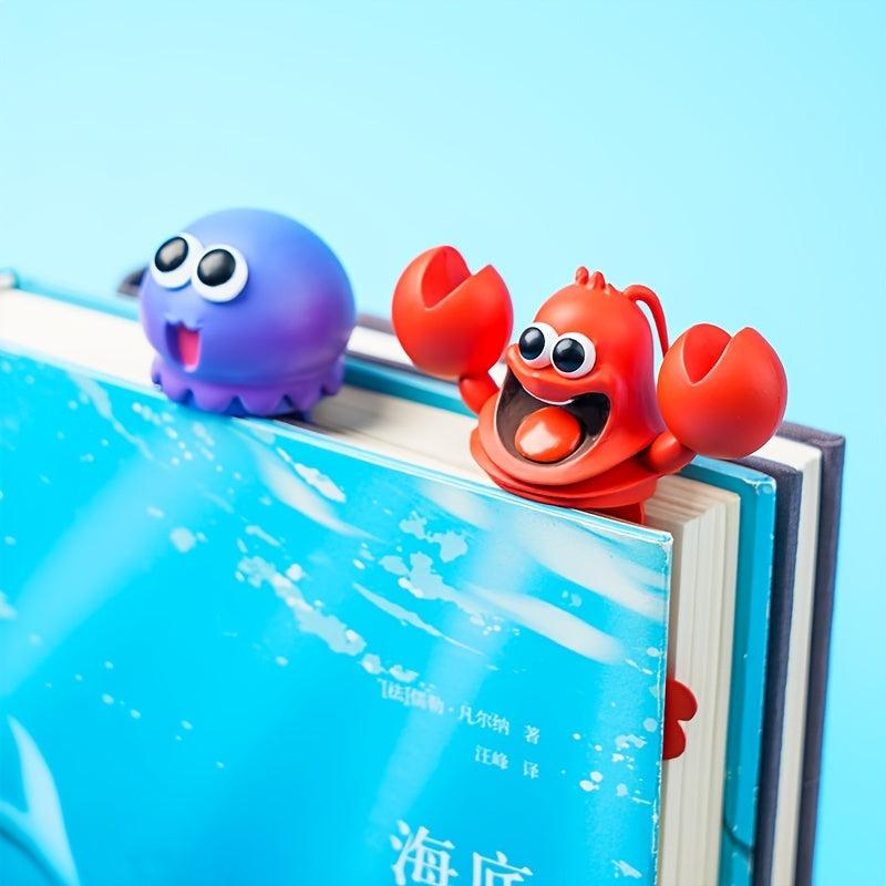 Animal Bookmarks Funny Novelty for Students Boys Girls Teens & Adults