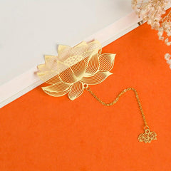 Unique Metal Bookmark with Pendant Perfect for Teachers Students & Book