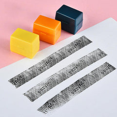 Identity Protection Roller Stamp with Ink Bottle