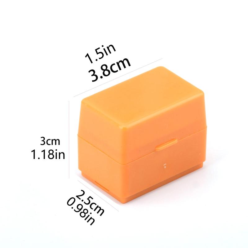Identity Protection Roller Stamp with Ink Bottle