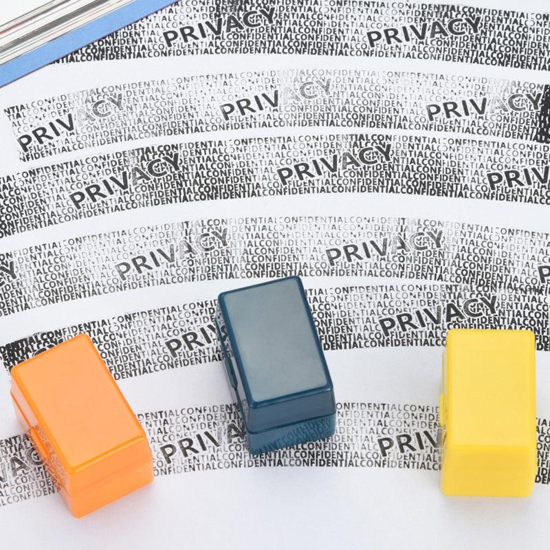 Identity Protection Roller Stamp with Ink Bottle