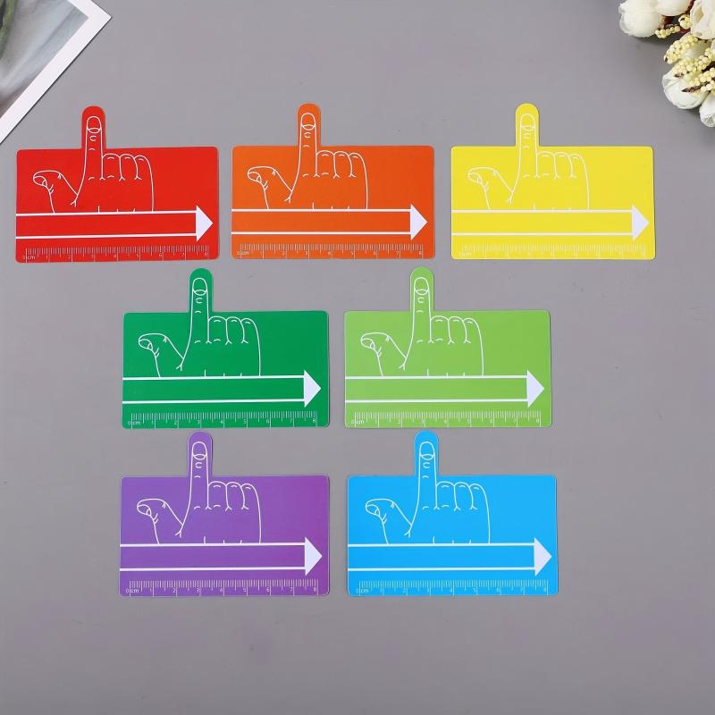 Student Writing Aid Ruler Finger Spacer Multifunctional Learning Tool