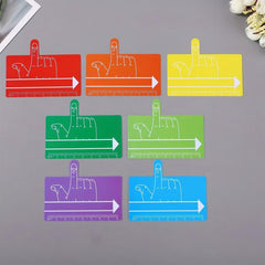 Student Writing Aid Ruler Finger Spacer Multifunctional Learning Tool