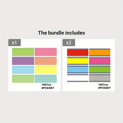 8 Pack Reading Highlight Strips Bookmark Rulers