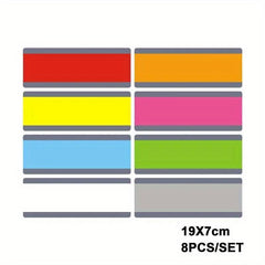 8 Pack Reading Highlight Strips Bookmark Rulers