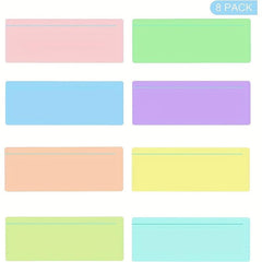 8 Pack Reading Highlight Strips Bookmark Rulers