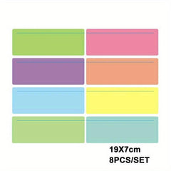 8 Pack Reading Highlight Strips Bookmark Rulers