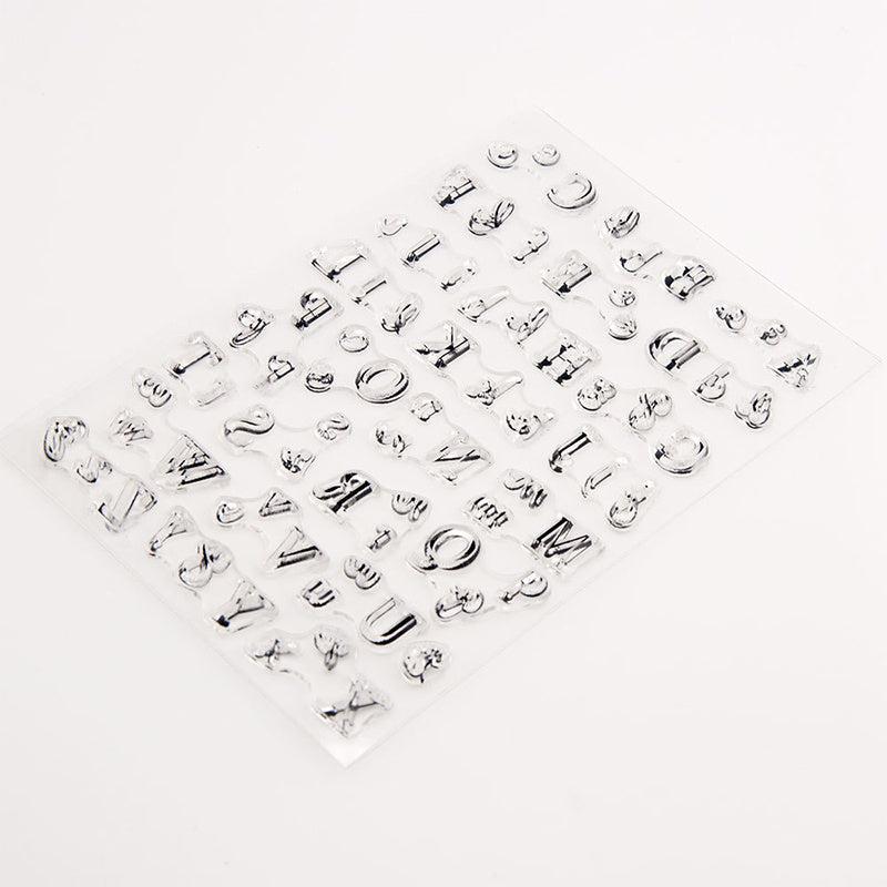 Transparent Letter Silicone Stamp