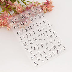 Transparent Letter Silicone Stamp