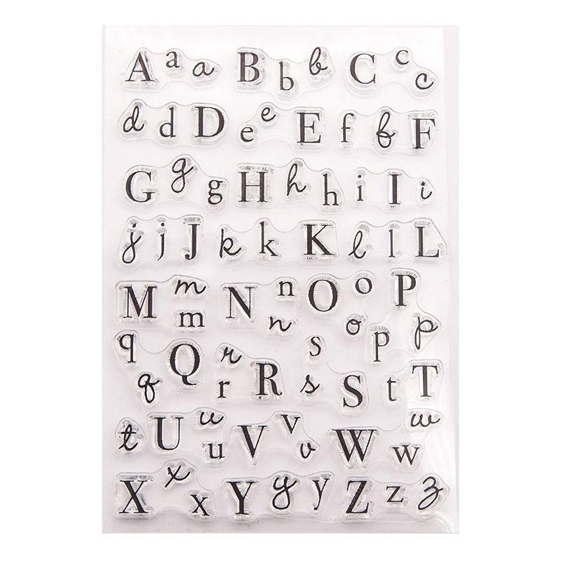 Transparent Letter Silicone Stamp