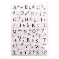 Transparent Letter Silicone Stamp