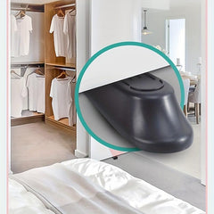 4pcs Rubber Door Stopper Wedge Floor Door Bottom Seam Sturdy Door Stopper