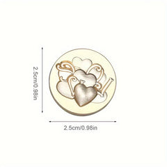 1 Pc Seal Wax Stamp 3D Fire Paint Embossed Solid Brass DIY Scrapbooking
