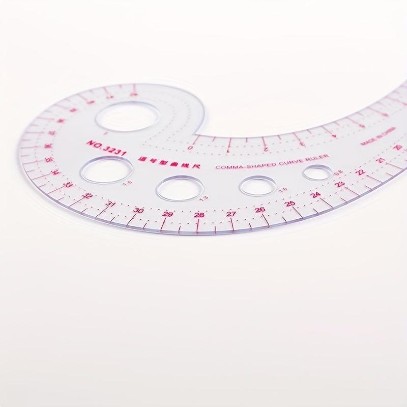 Plastic Sewing Ruler Cutting Splicing Mold Seam Patchwork Measurement Tailoring