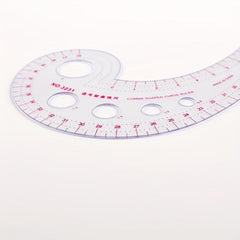 Plastic Sewing Ruler Cutting Splicing Mold Seam Patchwork Measurement Tailoring