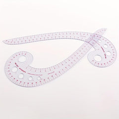 Plastic Sewing Ruler Cutting Splicing Mold Seam Patchwork Measurement Tailoring