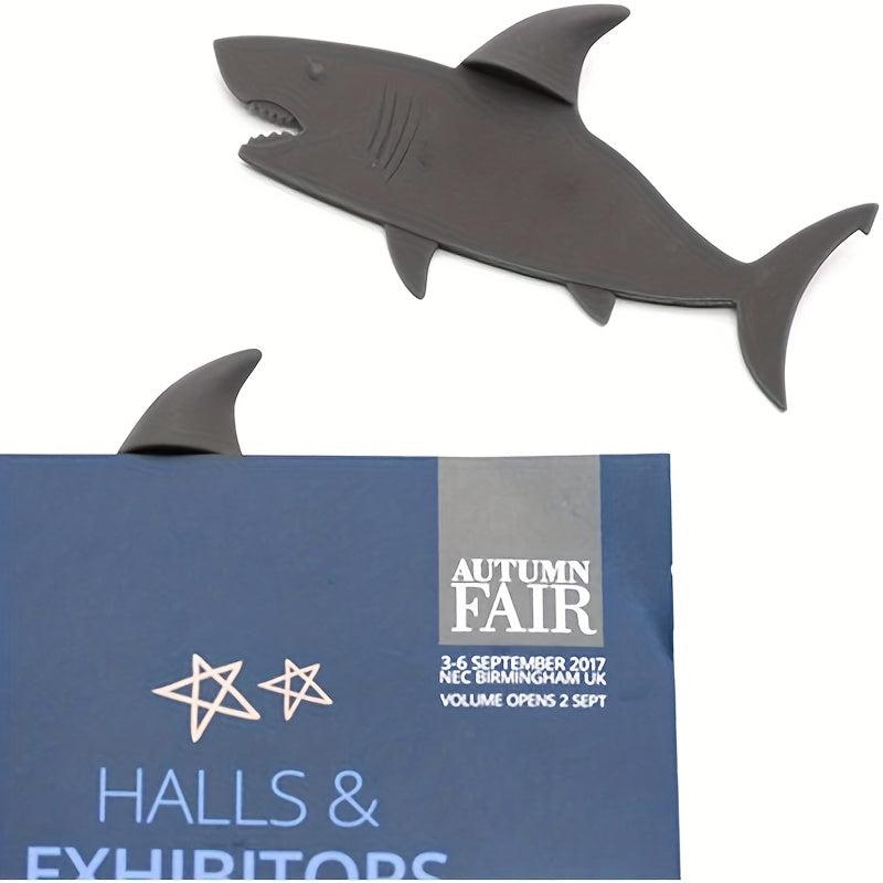 3D Shark Shaped Bookmark Animal Book Marker For Reading