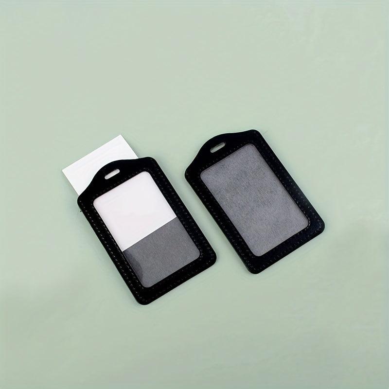 Portable Card Holder Set with Lanyard for Office and School ID Cards