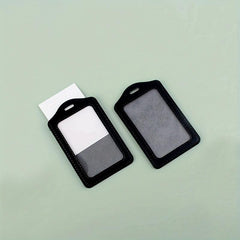 Portable Card Holder Set with Lanyard for Office and School ID Cards