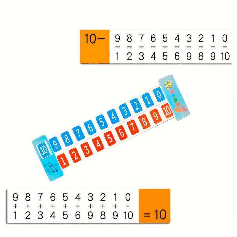 Digital Decomposition Ruler for Learning Addition & Subtraction within 20