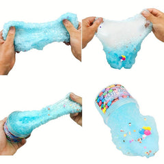 60 Ml DIY Slime Toy Sensory Stress Relief Soft Non Sticky Bubble Slime Kit