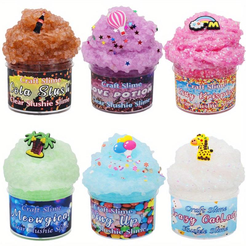 60 Ml DIY Slime Toy Sensory Stress Relief Soft Non Sticky Bubble Slime Kit