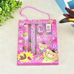6-Piece Student Stationery Set Teenagers Learning Box Office Stationery