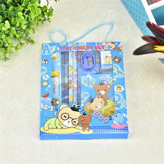 6-Piece Student Stationery Set Teenagers Learning Box Office Stationery