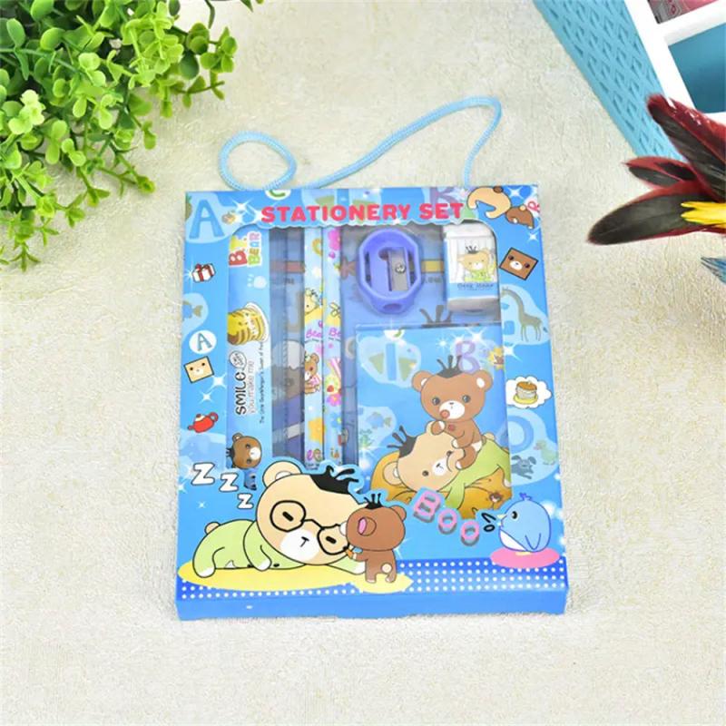 6-Piece Student Stationery Set Teenagers Learning Box Office Stationery