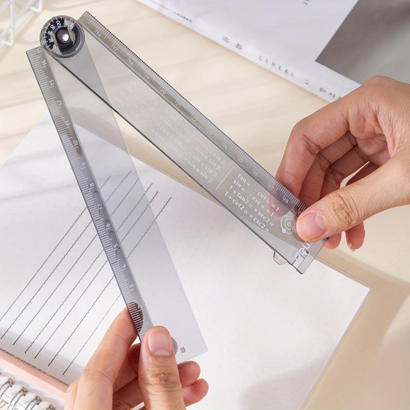Student Foldable Ruler Straight Rulers Math Use Drafting Tools
