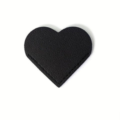 Heart-shaped Leather Bookmark - Student Gift