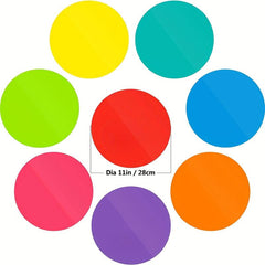 Large Dry Erase Round Whiteboard Marker Stickers Set of 8