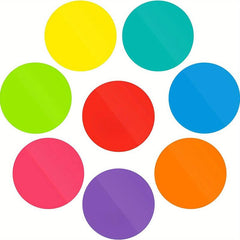 Large Dry Erase Round Whiteboard Marker Stickers Set of 8