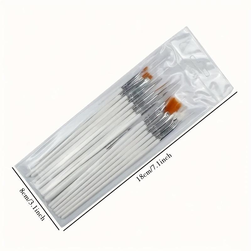 15pcs Fine Detail Paint Brush Set for Acrylic Watercolor Models Nail Art