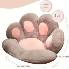 Cat Paw Floor Cushion w/ Detachable Sheep Plush - Gamer Chair