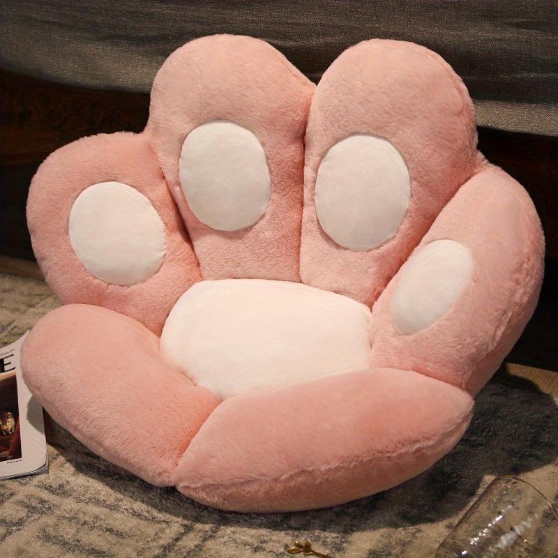 Cat Paw Floor Cushion w/ Detachable Sheep Plush - Gamer Chair