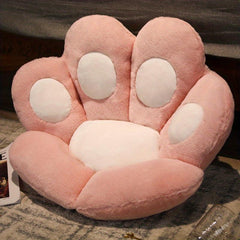Cat Paw Floor Cushion w/ Detachable Sheep Plush - Gamer Chair