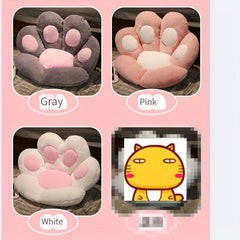 Cat Paw Floor Cushion w/ Detachable Sheep Plush - Gamer Chair