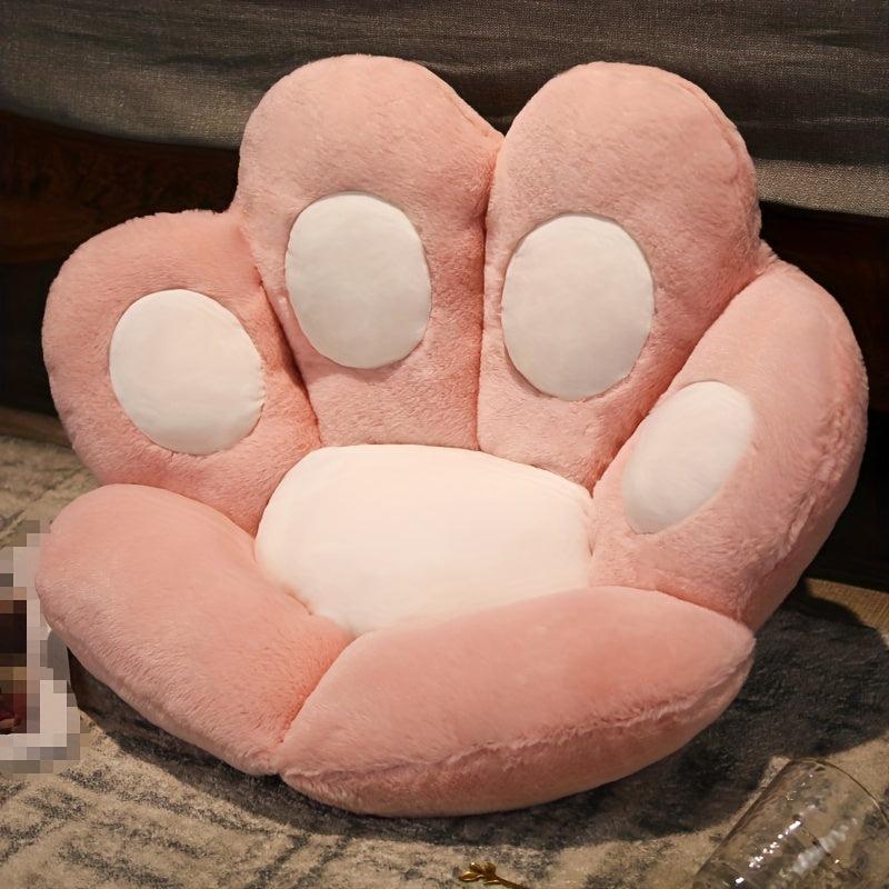 Cat Paw Floor Cushion w/ Detachable Sheep Plush - Gamer Chair