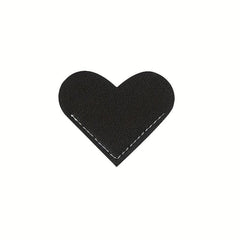 1PC PU Leather Love Heart Bookmark Student Gift