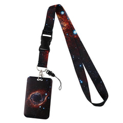 ID Card Holder & Lanyard Set - Holds ID Card, Business Cards, Cash, Keys