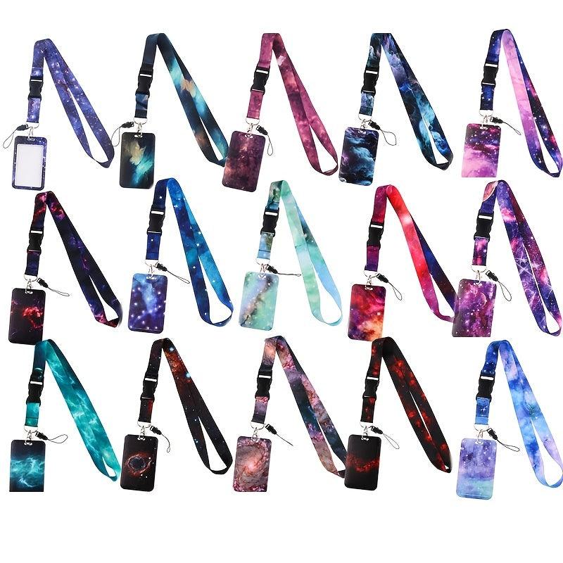 ID Card Holder & Lanyard Set - Holds ID Card, Business Cards, Cash, Keys