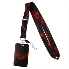ID Card Holder & Lanyard Set - Holds ID Card, Business Cards, Cash, Keys