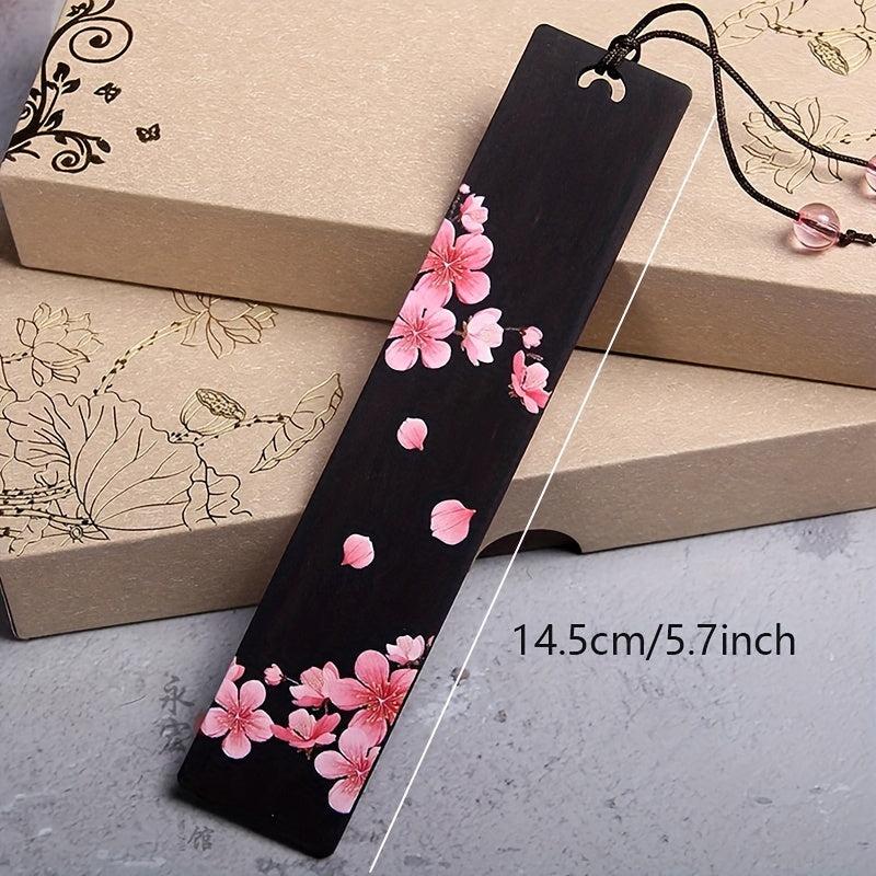 Plum Blossom Butterfly Wooden Bookmark Chinese Style Book Clip